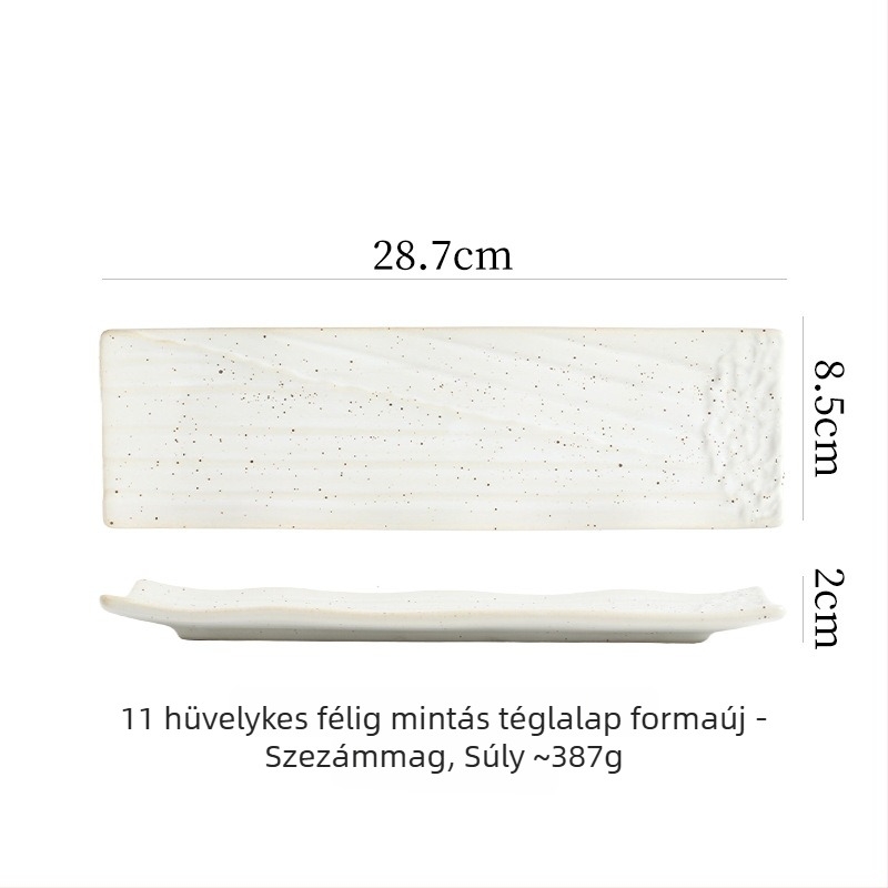 Porcelán tál sushihoz és sashimihoz (Anyag: porcelán; Stílus: könnyű luxus és retro; Használat: éttermi felszerelés)