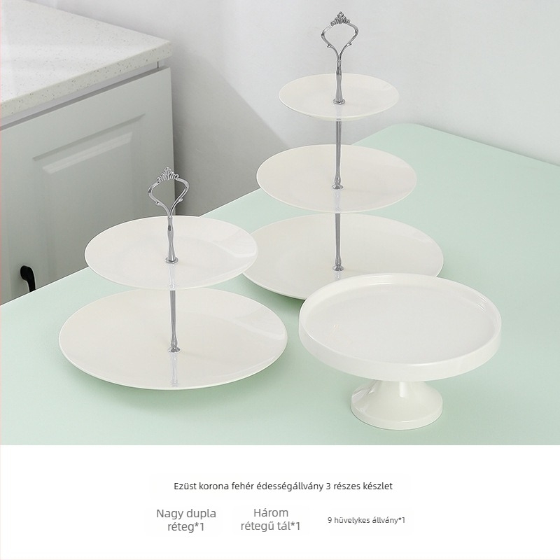 Porcelán desszertasztal kiállító állvány, Yajad, Nordic Wind stílus, egyszerű stílus