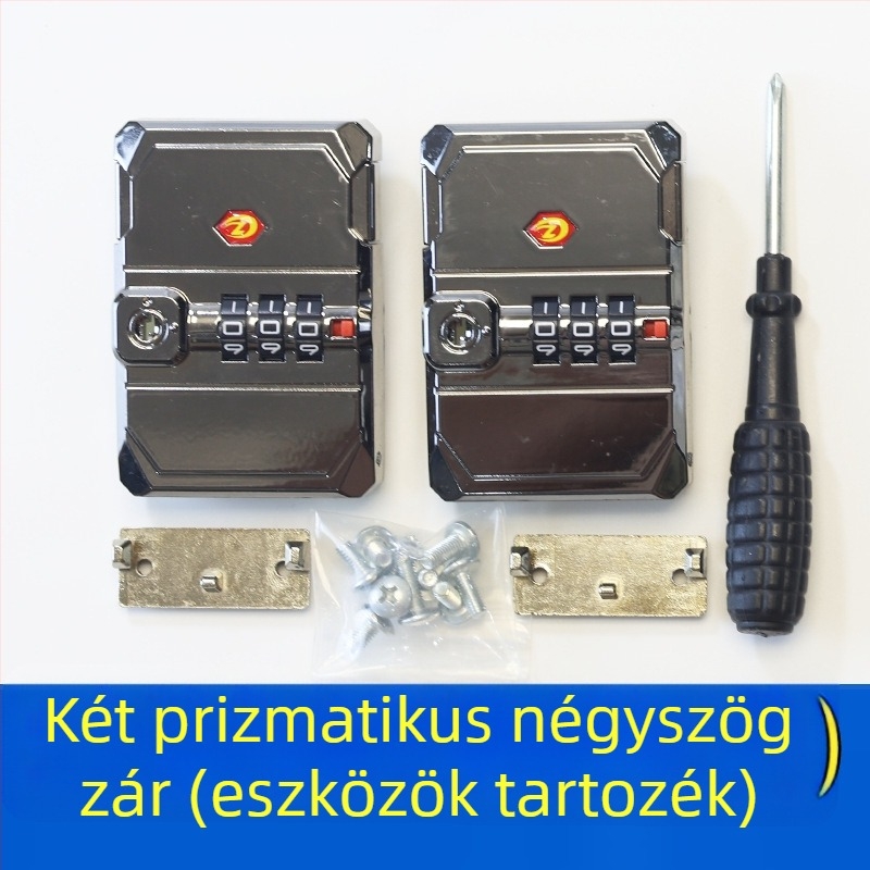 ABS anyagú bőrönd-kombinációs zár javításra és cserére