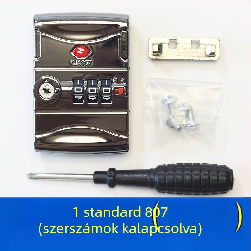 ABS anyagú bőrönd-kombinációs zár javításra és cserére