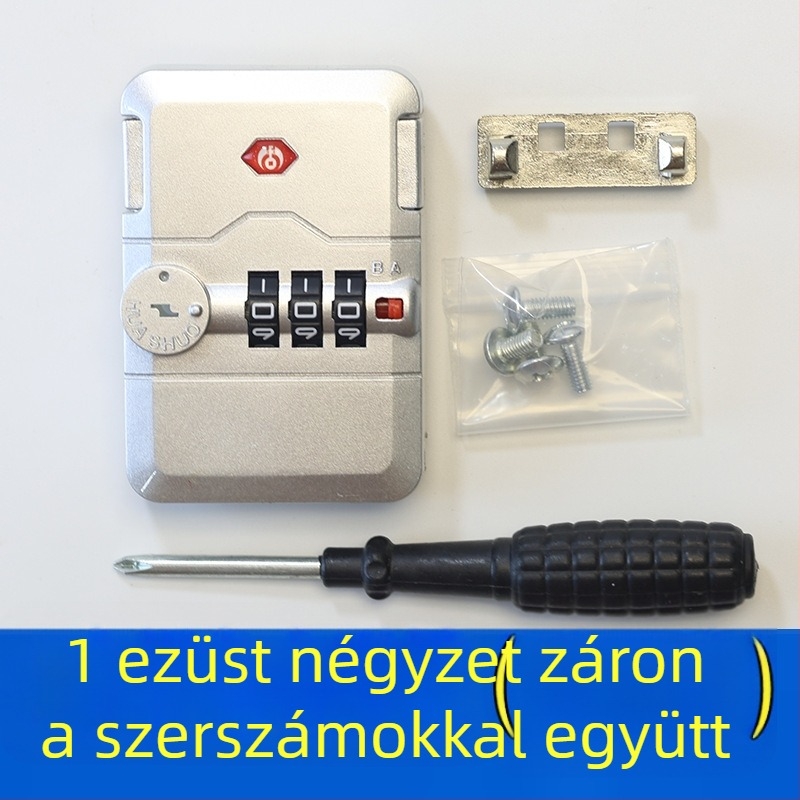 ABS anyagú bőrönd-kombinációs zár javításra és cserére