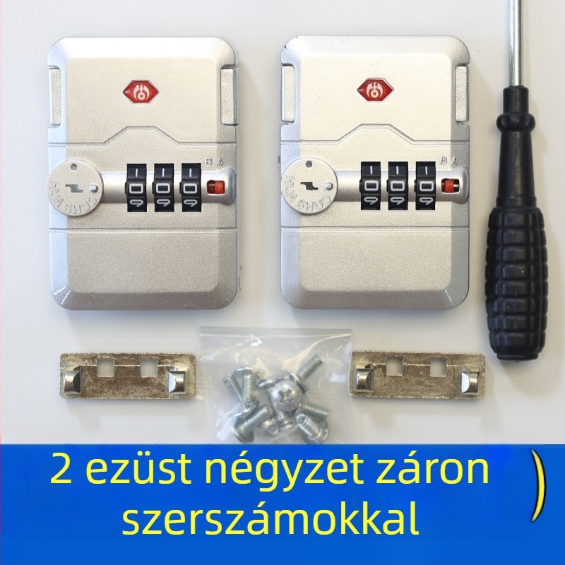 ABS anyagú bőrönd-kombinációs zár javításra és cserére