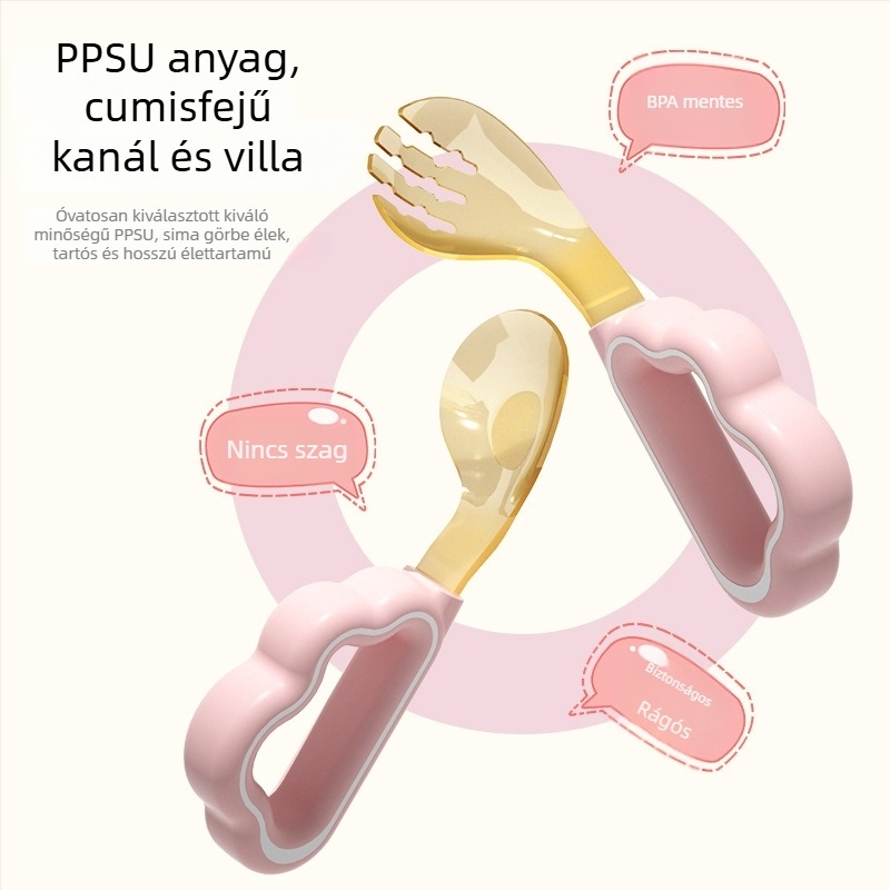 PPSU bébi etetőkanál az önálló étkezéshez — INS stílus, Ohlig márka