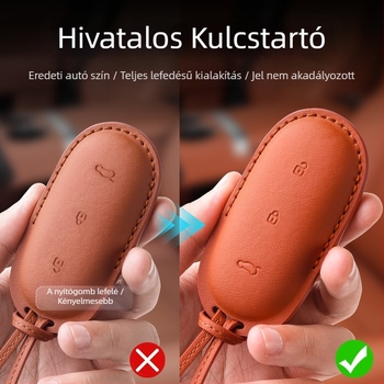 Ideal L6-L9 autókulcs védőtok, PVC anyag, magas színvonalú stílus