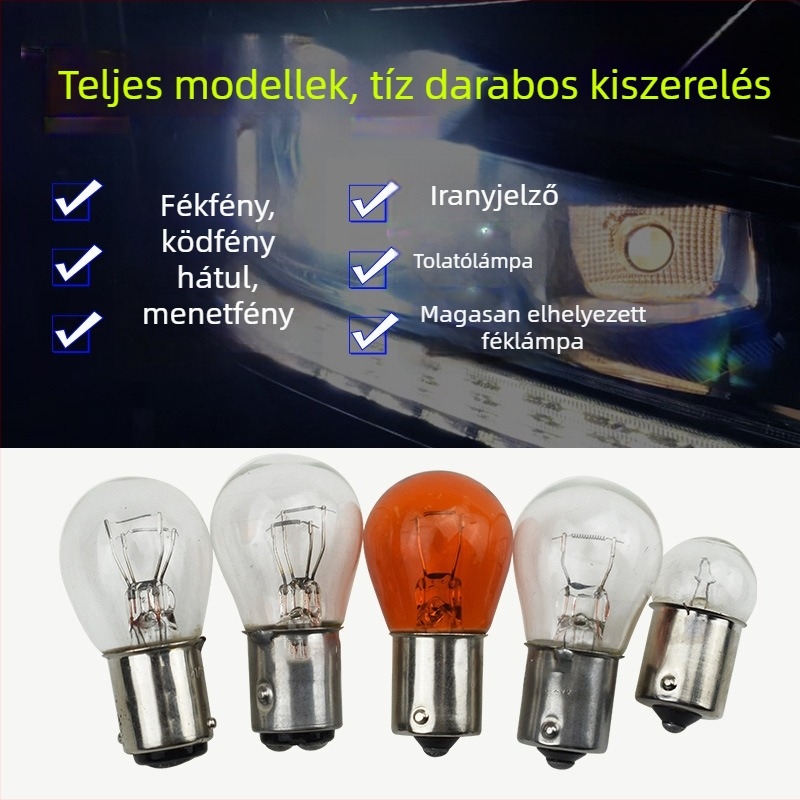 12V/24V Féklámpa és Hátsó Fény, Visszafordító és Indexjelző funkcióval – Autók és Teherautókhoz