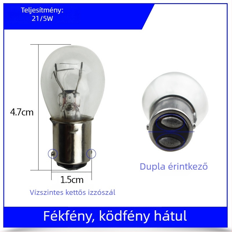 12V/24V Féklámpa és Hátsó Fény, Visszafordító és Indexjelző funkcióval – Autók és Teherautókhoz