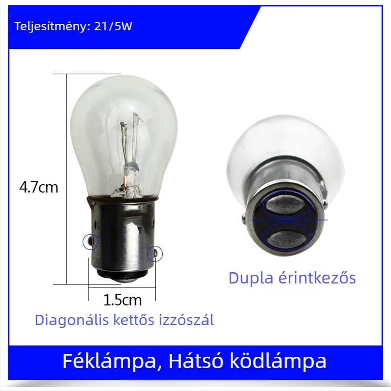 12V/24V Féklámpa és Hátsó Fény, Visszafordító és Indexjelző funkcióval – Autók és Teherautókhoz