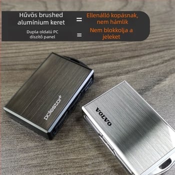 Volvo kulcsház ötvözetből, kompatibilis XC60, S90, S60, XC40, XC90, V60, V90 modellekkel, prémium kialakítás