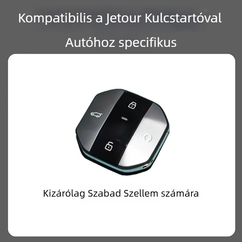 JT kulcstartó – cinkötvözet, fém burkolat, retro stílus