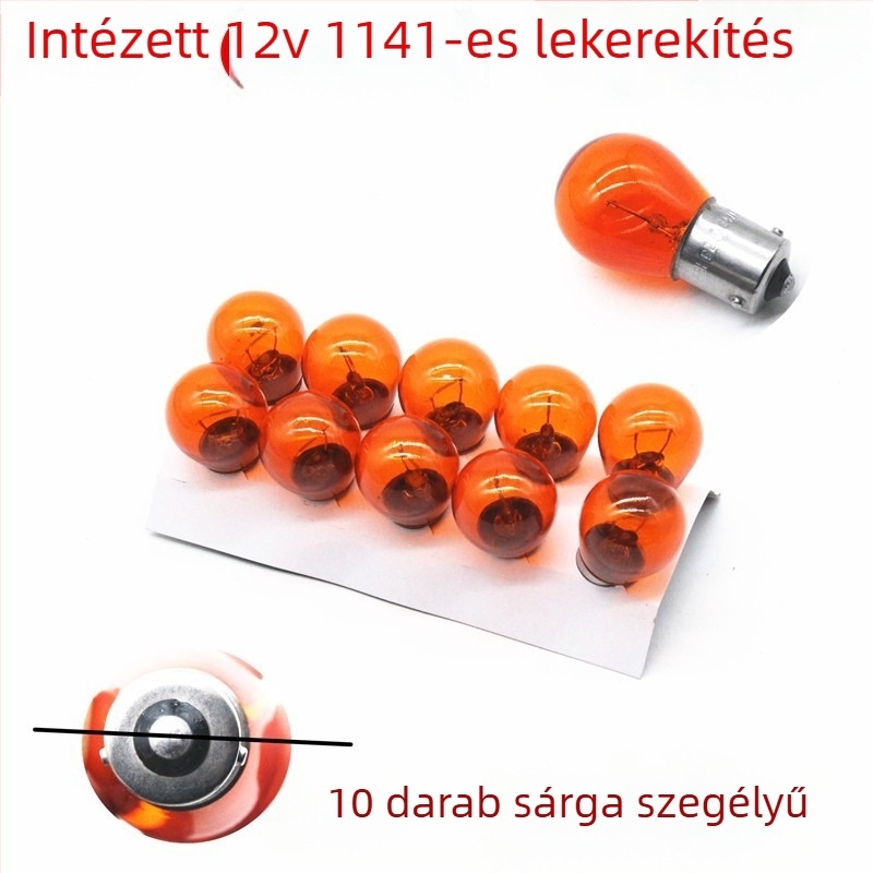 Autó fék- és indexlámpa izzó – dupla- és egyszálú, 12–24V, univerzális kompatibilitás