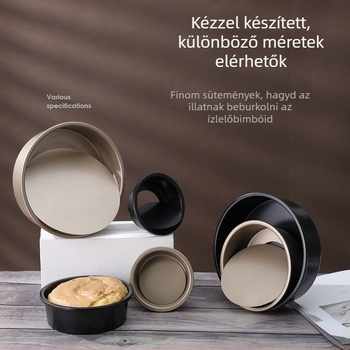 Kivehető aljú kör alakú chiffon sütemény forma, szénacélból, tapadásmentes bevonattal, több méretben