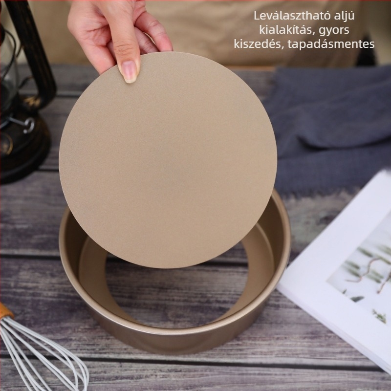 Kivehető aljú kör alakú chiffon sütemény forma, szénacélból, tapadásmentes bevonattal, több méretben