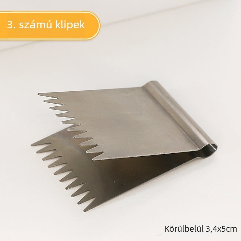 Rozsdamentes acél sütőforma, szabálytalan alakú, tortákhoz és zsemlékhez, műanyag dobozban