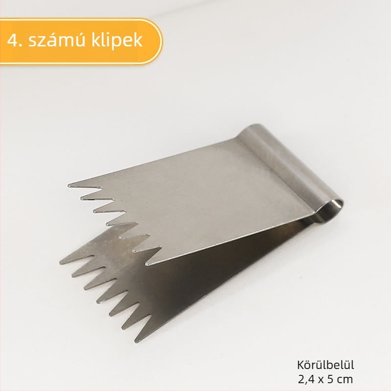 Rozsdamentes acél sütőforma, szabálytalan alakú, tortákhoz és zsemlékhez, műanyag dobozban