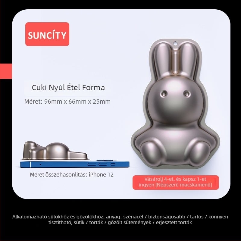 Yangchen szénacél süteményforma – szabálytalan alak, sütőforma, 50 db/doboz