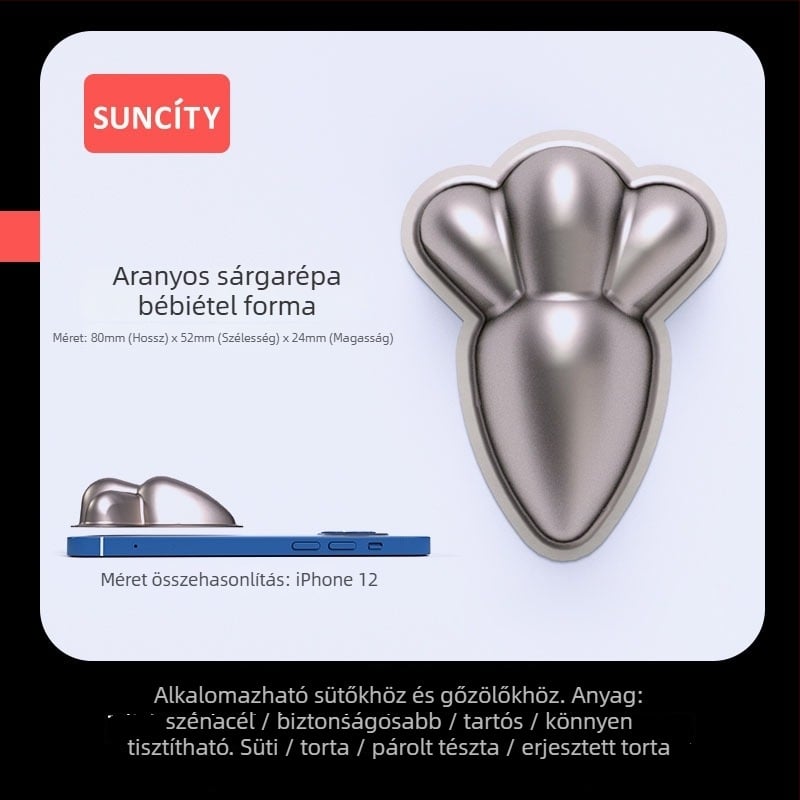 Yangchen szénacél süteményforma – szabálytalan alak, sütőforma, 50 db/doboz