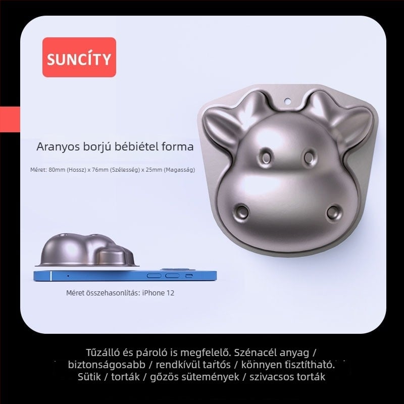 Yangchen szénacél süteményforma – szabálytalan alak, sütőforma, 50 db/doboz