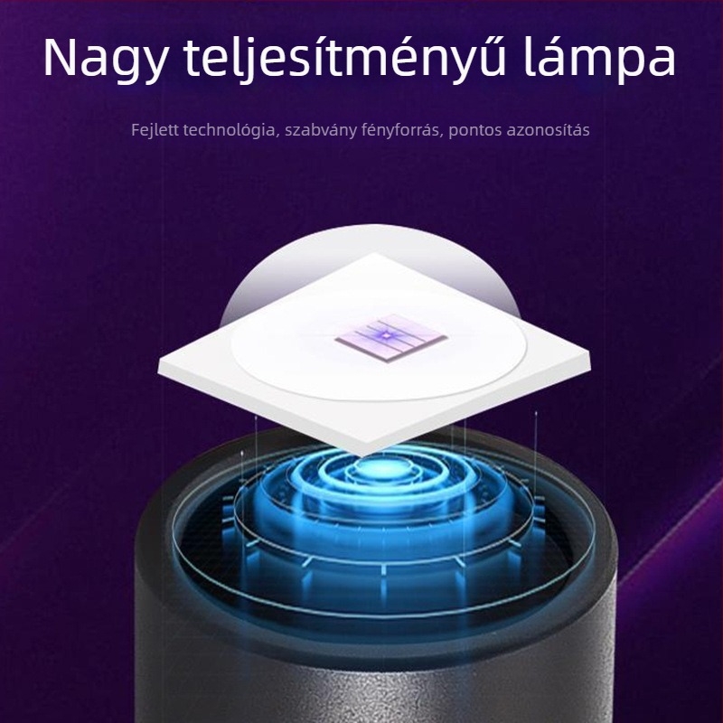 UV vizsgálati zseblámpa LED 10W, alumínium ötvözet test, akkumulátoros üzemmód, kézi hajtású generátor, hatótávolság legfeljebb 50 m