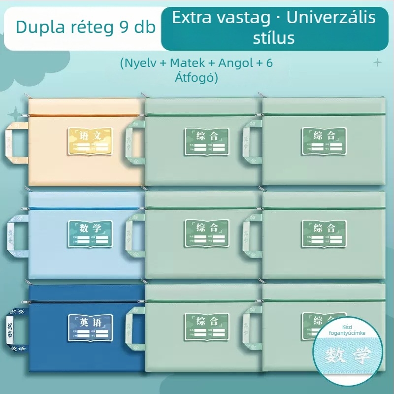 Házi feladat táska Oxford anyagból cipzárral