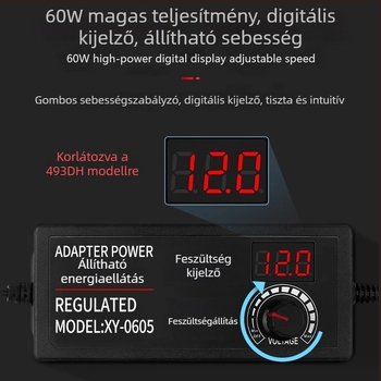 493 Forrasztóállomás nagy teljesítményű füstelszívóval, 30W, hátsó kupak