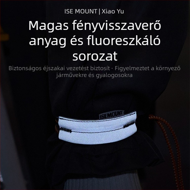 ISEMOUNT Lábvédő pántok kerékpározáshoz – Hosszú stílus, Lycra/Spandex, út- és terepkerékpár, éjszakai futás, figyelmeztető öv