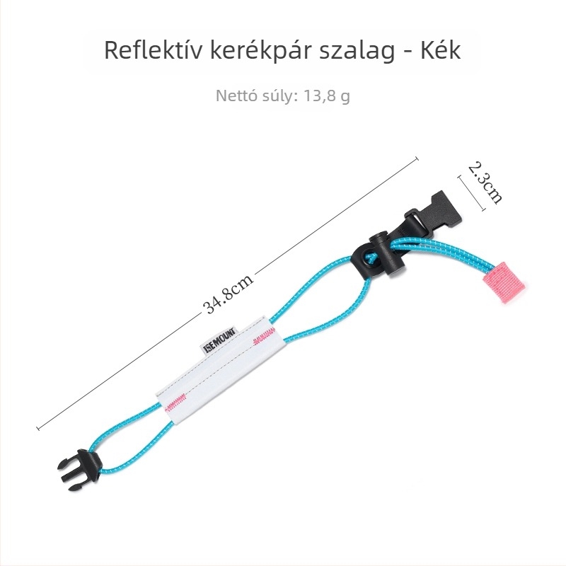 ISEMOUNT Lábvédő pántok kerékpározáshoz – Hosszú stílus, Lycra/Spandex, út- és terepkerékpár, éjszakai futás, figyelmeztető öv