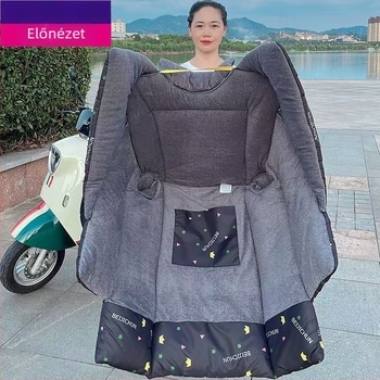 Elektromos járművek szélvédő takaró – vastag, plüss, fagyvédő és meleg, napvédő nyakvédő