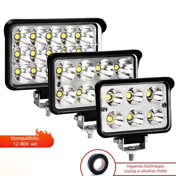 LED autó spotlámpa, univerzális illeszkedés, 400W, 12-80V, 5A, vízálló ház