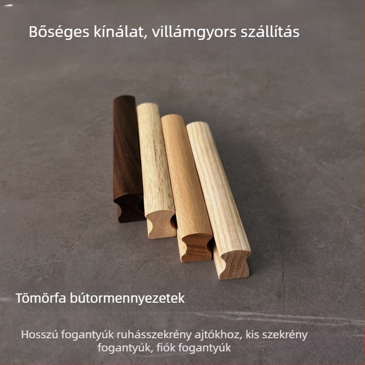 Hiro Mori fa szekrényajtó fogantyú, hosszú csík alakú, két lyukkal, sín formájú