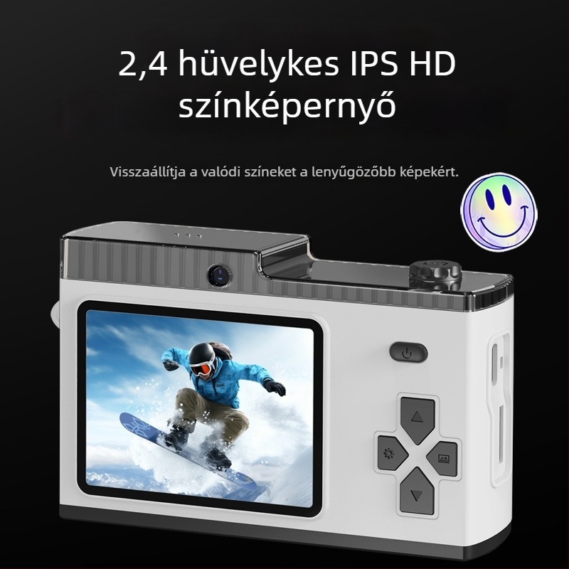 WiFi digitális kamera Y5, 24MP+, 8x optikai zoom, 2,4 hüvelykes LCD, képstabilizáció