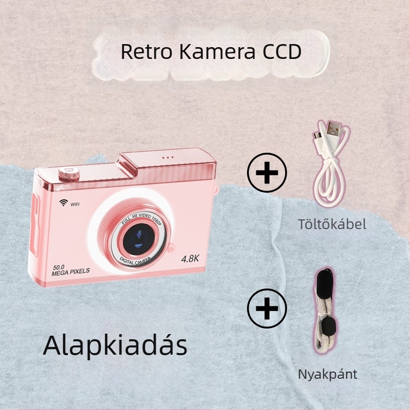 WiFi digitális kamera Y5, 24MP+, 8x optikai zoom, 2,4 hüvelykes LCD, képstabilizáció