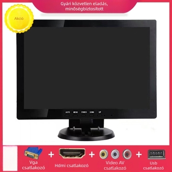 12HS LCD számítógépes monitor — felbontás 1280x800, LCD kijelző, csomagolási lehetőségek 1–4