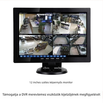 12HS LCD számítógépes monitor — felbontás 1280x800, LCD kijelző, csomagolási lehetőségek 1–4