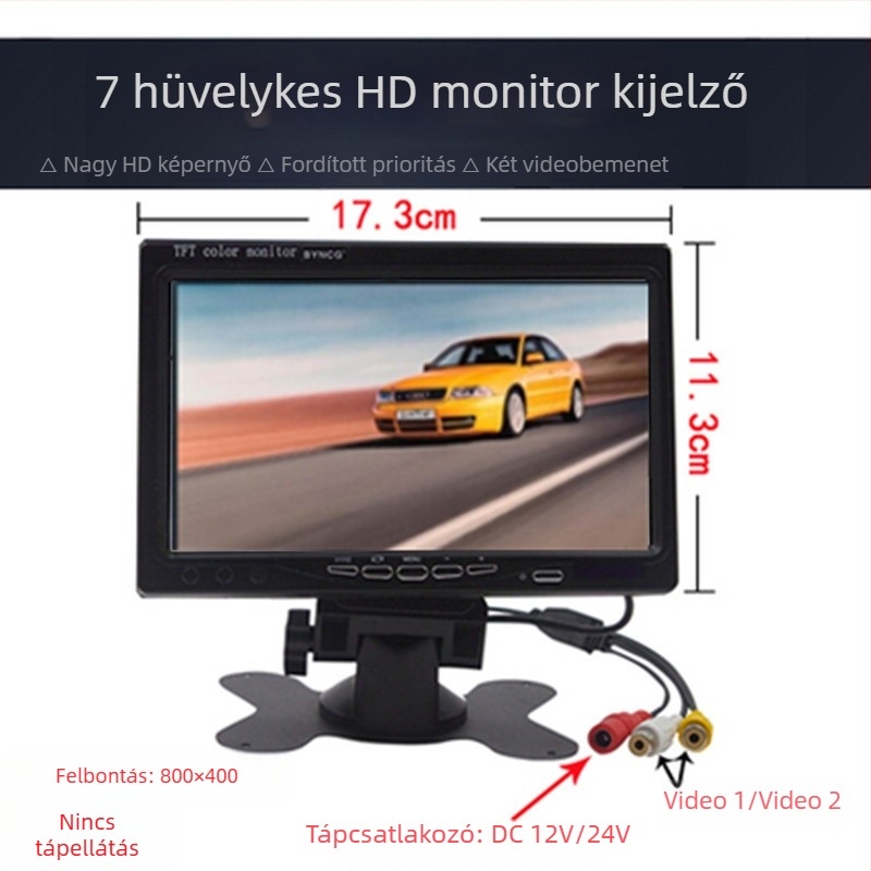 12HS LCD számítógépes monitor — felbontás 1280x800, LCD kijelző, csomagolási lehetőségek 1–4