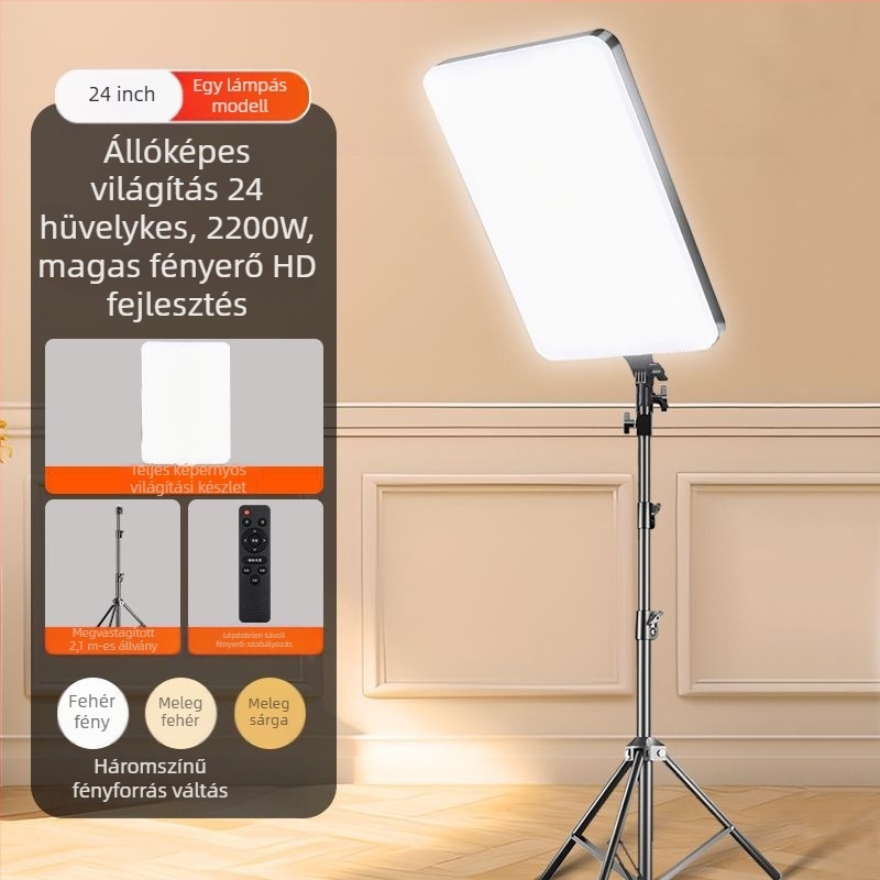 Wind Point LED kitöltő fény – 100W, asztali használat, három színhőmérséklet