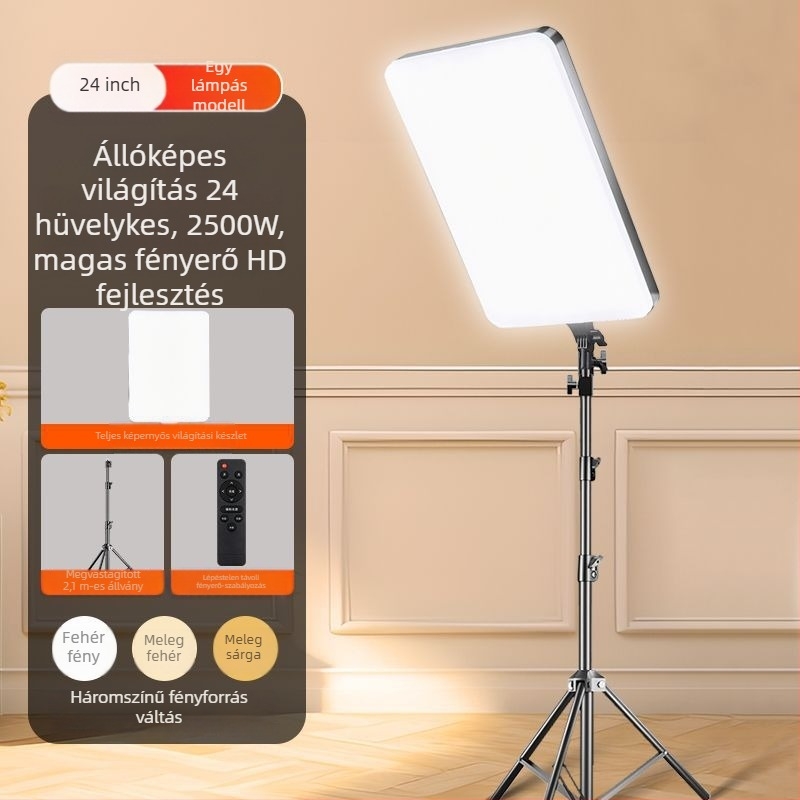 Wind Point LED kitöltő fény – 100W, asztali használat, három színhőmérséklet
