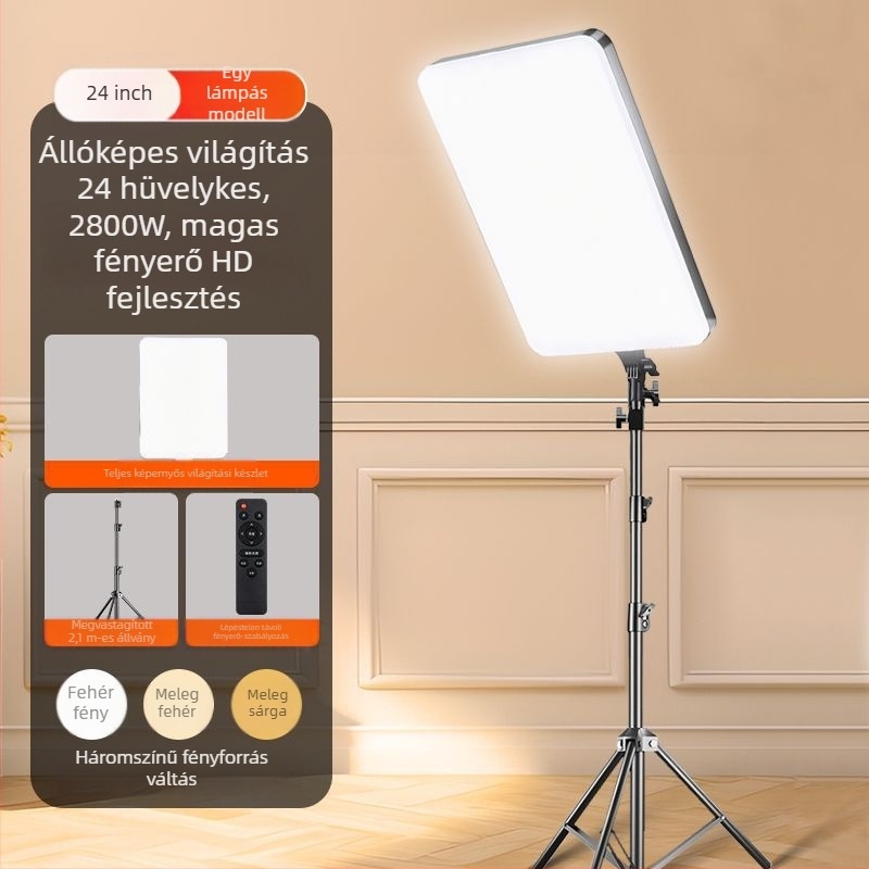 Wind Point LED kitöltő fény – 100W, asztali használat, három színhőmérséklet