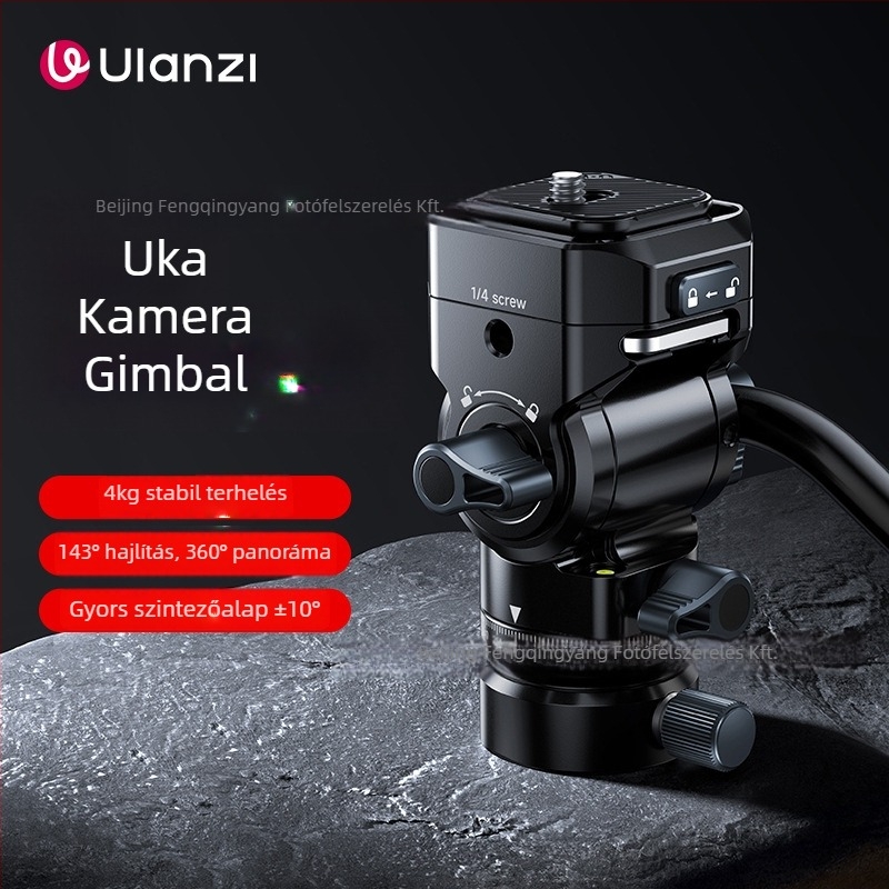Állvány gömbfejjel, univerzális modell fényképezőgép/DSLR és mobiltelefonhoz