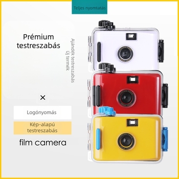 Fool Camera retró filmes kamera, modell 001, 135-ös film támogatott, környezetbarát műanyag váz, fényképezésre