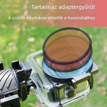 GoPro Hero8-11 búvár szűrő kiegészítők, moduláris dizájn, JUNESTAR GP9FZ58