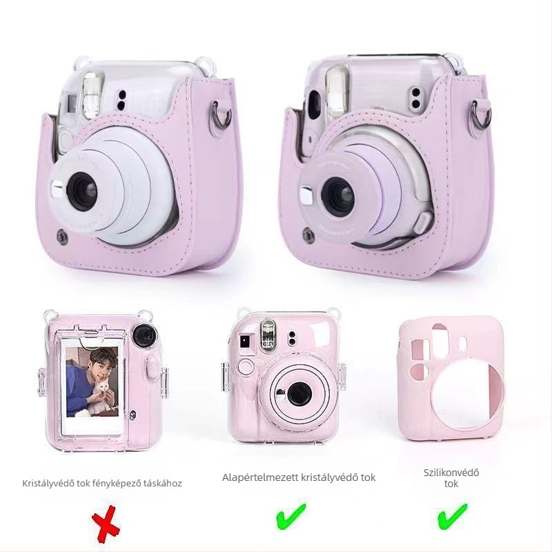 Fuji Instax Mini 8–12 védőtok és tároló táska