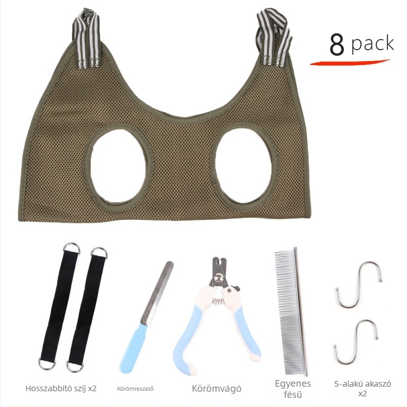 Állatgondozási függőágy macskáknak és kutyáknak — poliészter anyag, Pet taro márka, nem importált