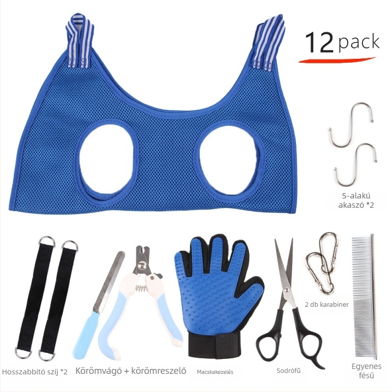 Állatgondozási függőágy macskáknak és kutyáknak — poliészter anyag, Pet taro márka, nem importált