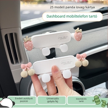 Autós mobiltartó Geely Panda Mini / Kart / Rider középkonzolhoz – műanyag, rajzfilmszerű stílus, hivatalos magánmárka, testreszabhatóság elérhető