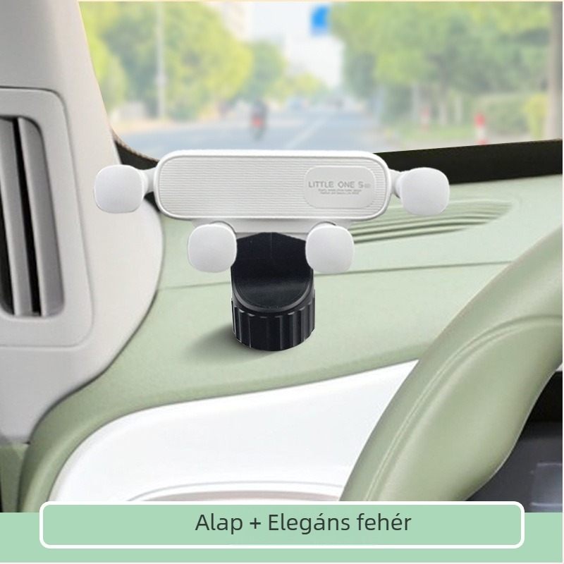 Autós mobiltartó Geely Panda Mini / Kart / Rider középkonzolhoz – műanyag, rajzfilmszerű stílus, hivatalos magánmárka, testreszabhatóság elérhető