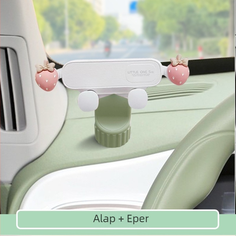 Autós mobiltartó Geely Panda Mini / Kart / Rider középkonzolhoz – műanyag, rajzfilmszerű stílus, hivatalos magánmárka, testreszabhatóság elérhető