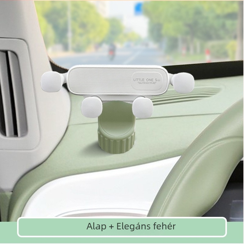 Autós mobiltartó Geely Panda Mini / Kart / Rider középkonzolhoz – műanyag, rajzfilmszerű stílus, hivatalos magánmárka, testreszabhatóság elérhető