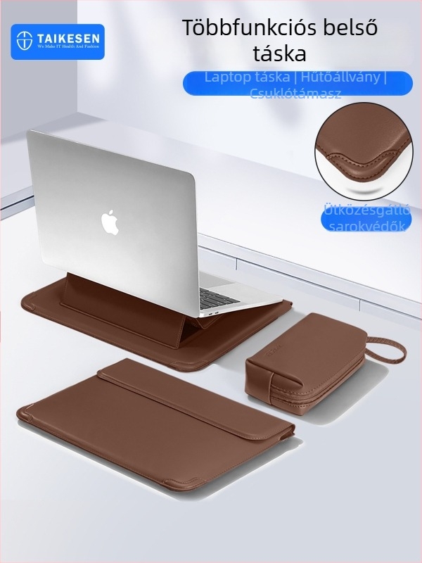 Tykson PU laptop tok, 14 hüvelykes MacBookhoz és 16 hüvelykes Lenovo/Huaweihez