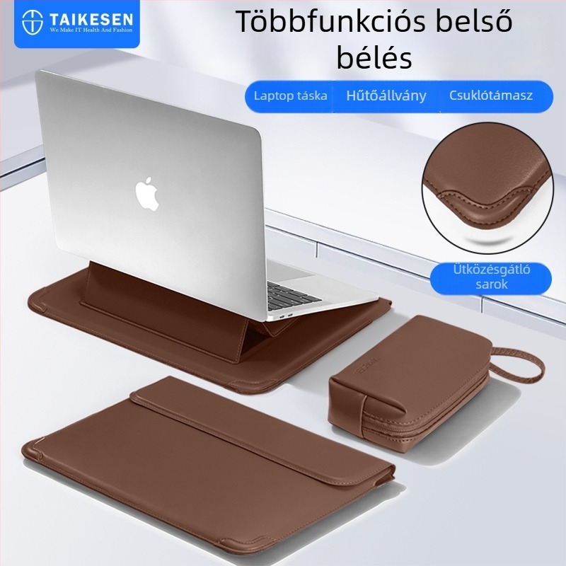 Tykson PU laptop tok, 14 hüvelykes MacBookhoz és 16 hüvelykes Lenovo/Huaweihez