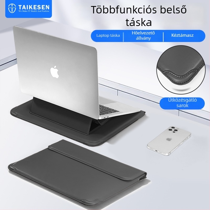Tykson PU laptop tok, 14 hüvelykes MacBookhoz és 16 hüvelykes Lenovo/Huaweihez